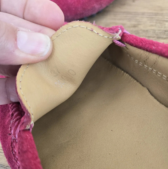 Tod's Pink Suede Driving Loafers - Picture 5 of 9